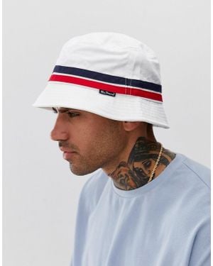 Ben Sherman Bucket Hat - White