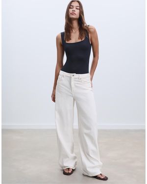 Stradivarius – polyamid-body - Blau
