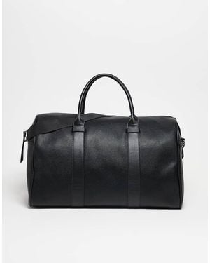 ASOS Faux Leather Holdall Bag - Black