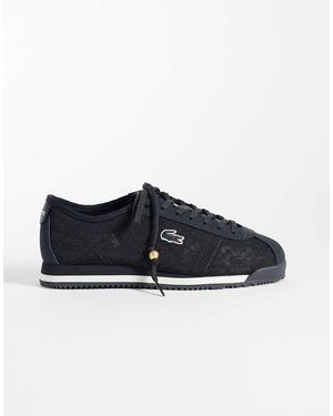 Lacoste Club-Low Zapatillas De Cordones Negras - Azul