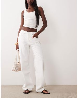 Gina Tricot – locker geschnittene boyfriend-jeans - Natur