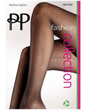 Pretty Polly Medias Negras De Rejilla De - Negro