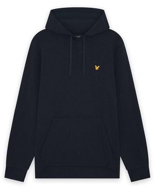 Lyle & Scott Mid Layers Sports Loopback Hoodie - Blue