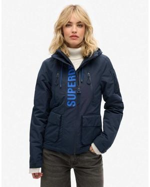 Superdry Hooded Ultimate Sd-Windcheater Jacket - Blue