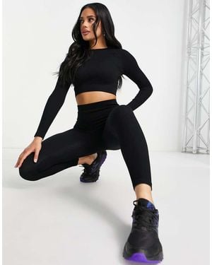 HIIT Seamless Rib legging - White