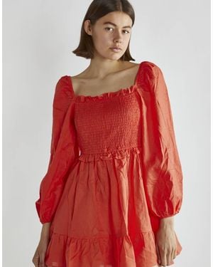 Glamorous Shirred Mini Dress
