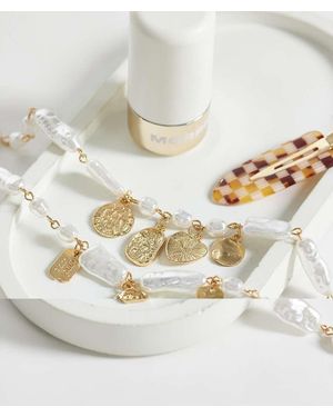 ONLY 2-pack Summer Charms Necklace - Metallic