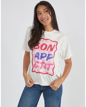 Custard Bon Appetit T-Shirt - Red