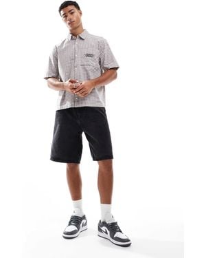 Hollister Short Sleeve Embroidered Shirt - Multicolor