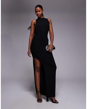 Oh Polly Sleeveless Maxi Dress - Blue