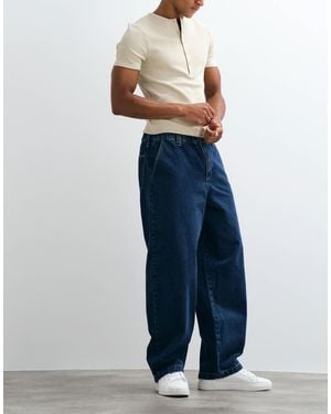 ASOS Lockere straight-jeans - Blau
