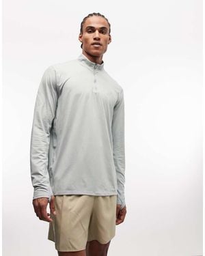 adidas Originals Adidas Running Adi365 Zip Thru Top - Grey