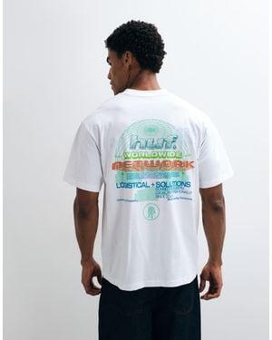 Huf Worldwide Network Grpahic T-Shirt - White