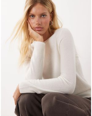 Mango Premium Knitted Sweater - Natural