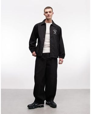 Carhartt Eightynine Logo Coach Jacket - Black