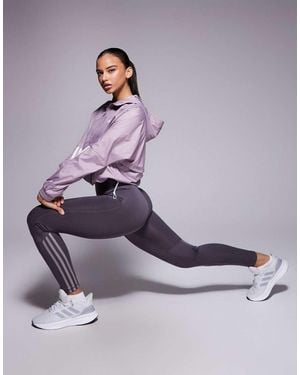 adidas Originals Adidas Training Hyperglam High Shine Full Length legging - Purple