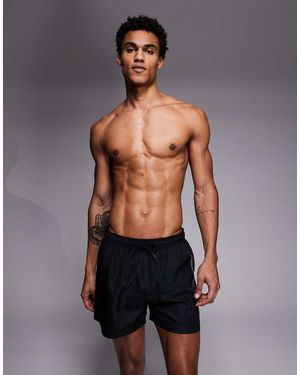 EA7 Armani Logo Swim Shorts - Black