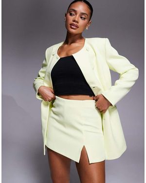 River Island Belted Skort With Split - Multicolour