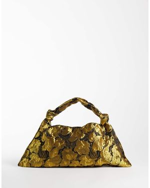 ASOS Satin-umhängetasche mit knotengriff - Grün