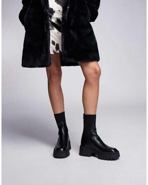 SIMMI Simmi London Malakai Sock Ankle Boot - Black