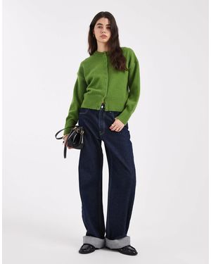 Daisy Street – taillierte strickjacke - Grün