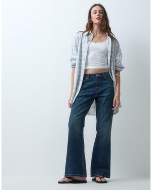 Collusion X005 Relaxed Bootcut Jeans - Blue