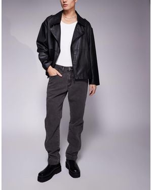 Liquor N Poker – straight jeans - Schwarz