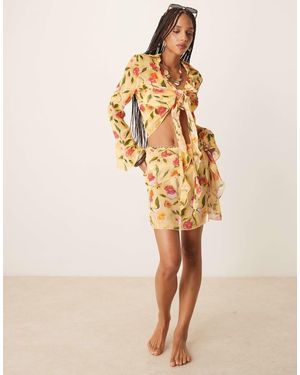 Wild Lovers Studio 54 Beach Skirt - Natural