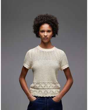 Levi's Crochet Knitted Top - Grey