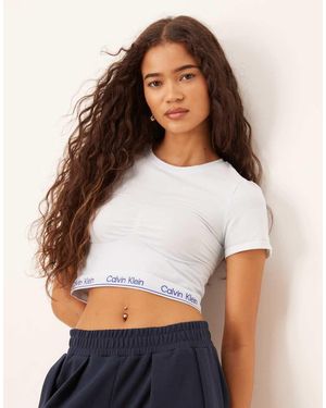 Calvin Klein Shapewear Short Sleeve Top - White