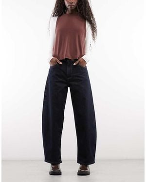 AllSaints Sadie Barrel Leg Denim Jeans - Blauw