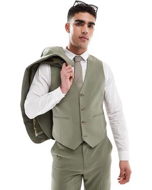 ASOS Slim Suit Waistcoat - Grey