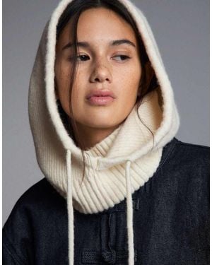 Bershka Passamontagna - Bianco