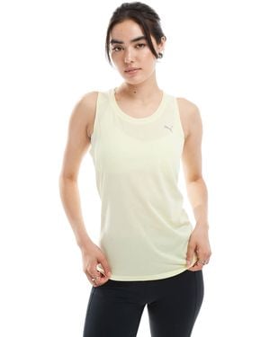 PUMA Run Velocity Tri-blend Tank Top - White