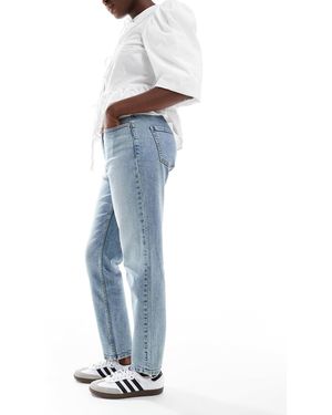 ASOS Hourglass Slim Fit Mom Jeans - Blue