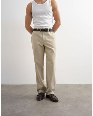 TOPMAN Wide Leg Stripe Trouser - Multicolor