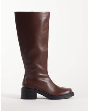 Raid Coretta bottes genou à bout carré - Marron