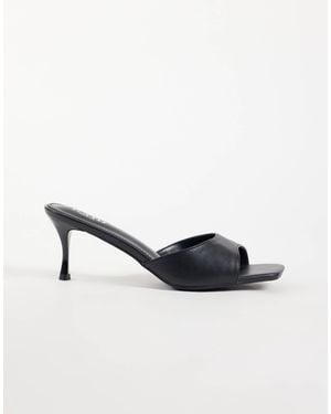 Raid Wide Fit Cerese Heeled Mules - Black