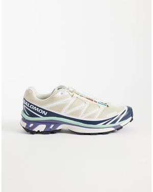 Salomon Xt-6 baskets en tapioca et spellbound - Blanc