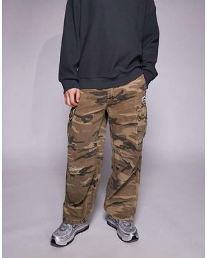 Aape By A Bathing Ape Aape By A Bathing Ape Loose Fit Cargo Trousers - Multicolour