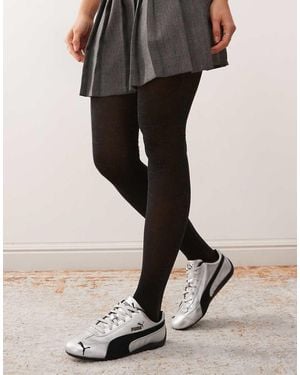Pretty Polly Collant Neri Opachi Con Shimmer - Nero