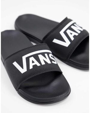 Vans La costa - sliders nere e bianche - Nero