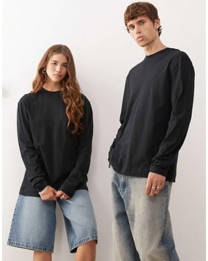 Collusion Unisex Long Sleeve T-shirt - Black