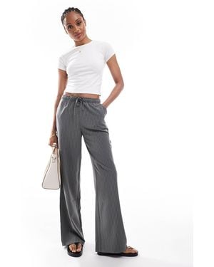 Stradivarius Tall Pull On Trouser - White