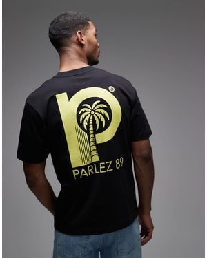 Parlez Delray T-shirt With Back Print Graphic - Gray