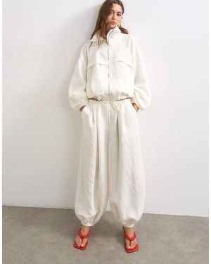 TOPSHOP Co Ord Modal Balloon Trouser - White