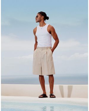 ASOS Bermuda Suit Shorts - Blue