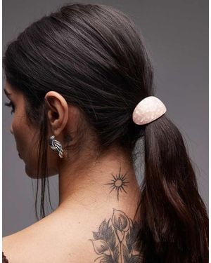 ASOS Pack Of 2 Resin And Silver Hair Cuffs - Multicolour