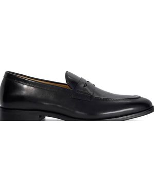 Dune Wide Fit Skylers Loafers - Black