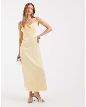 ONLY Satin Maxi Dress - Natural